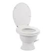 411 TOILET WHT LOW, CERAMIC B